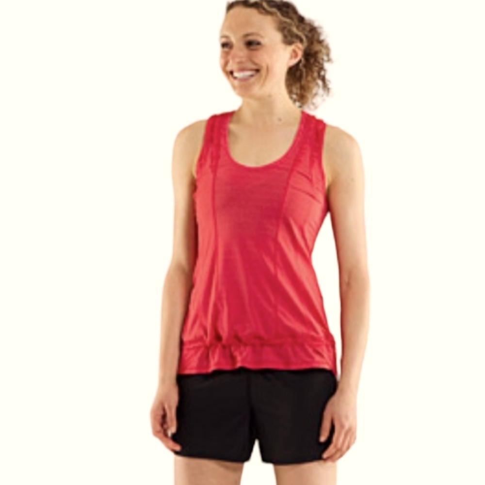 Lululemon | Mind Over Matter Tank in Red Orange Crush